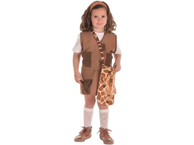 Disfraz de Niña DISFRAZZES Exploradora Marrón (Talla: 11 a 13 años)
