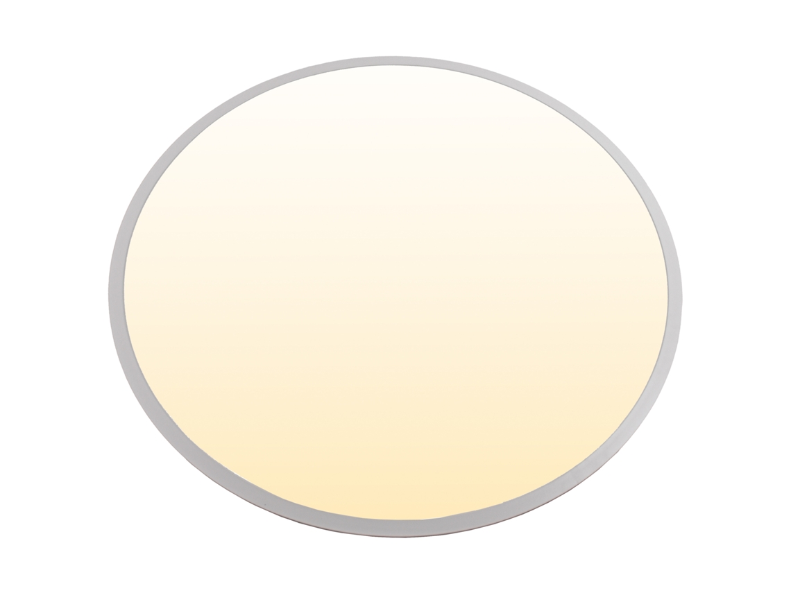Panel de Superficie Erasmus Redondo 72W LED 5760 lm 3000K Alt. 2.4 x Diámetro 80 cm Blanco FERRIMEX