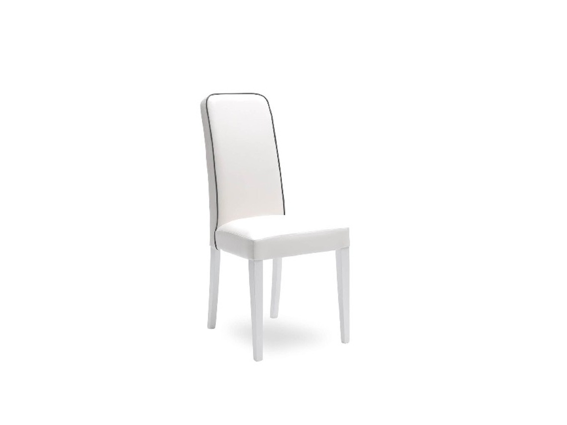 Juego de 2 Sillas HOMEMANIA Anita (Blanco y Gris - 59 x 46 x 99 cm)