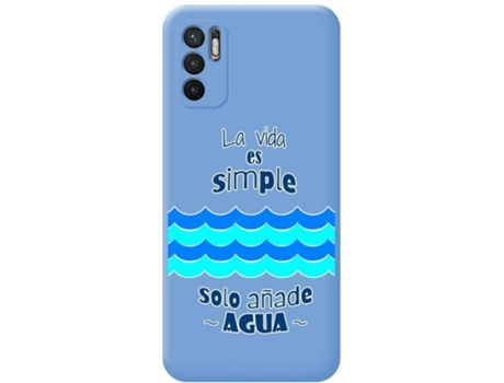 Carcasa Xiaomi POCO M3 Pro 5G TUMUNDOSMARTPHONE Agua Azul