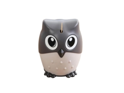 2026-45982-dispensador Automático De Palillos Linjou Diseño De Búho Cute Portapalillos Gris Para Cocina Restaurante