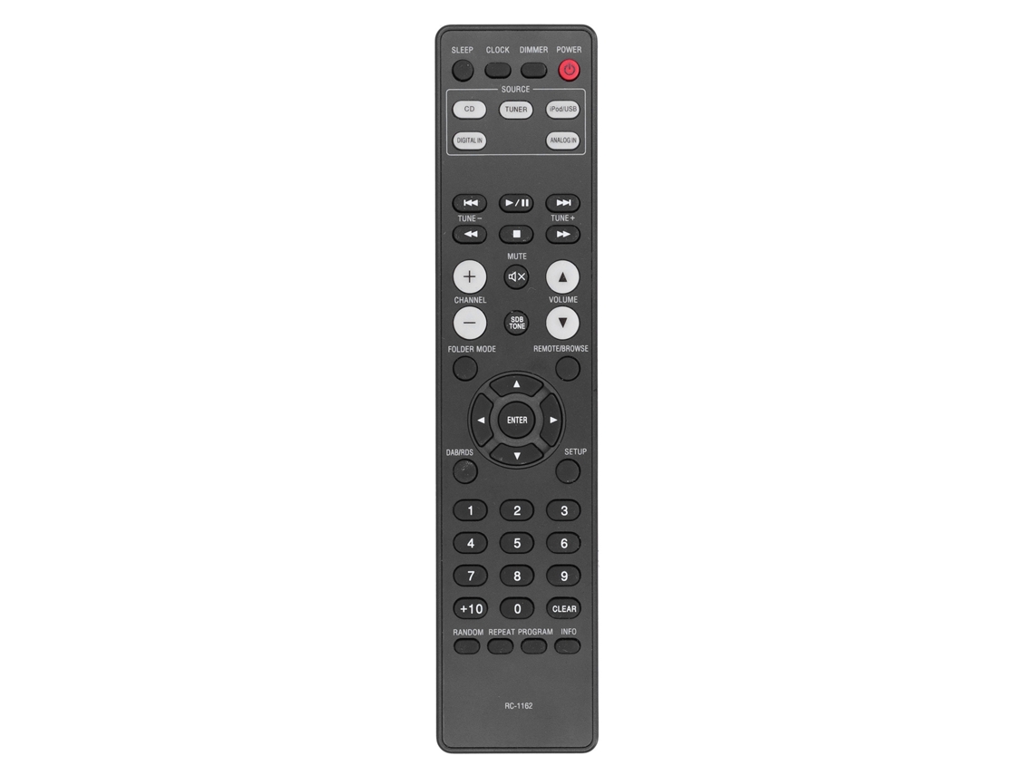 Controle Remoto Universal Para Tv Lcd Rc-1162 Substituto Compacto Abs Botões Grandes