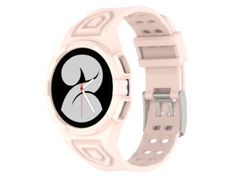 Correa TPU + PU para Samsung Galaxy Watch4 44mm - color rosa pálido