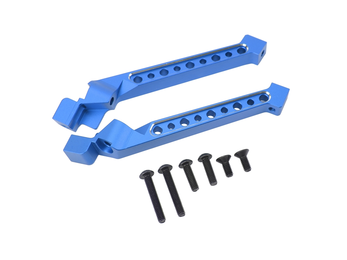 Soporte De Chasis De Aluminio Para Coche Rc Traxxas 4wd Sledg 1/8 (pieza De Mejora) - Azul