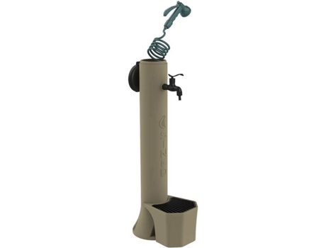 Fuente de Jardín SINED Fontana Tritone Pro Tortora (Marrón - Polietileno HD - 25x33x99 cm)