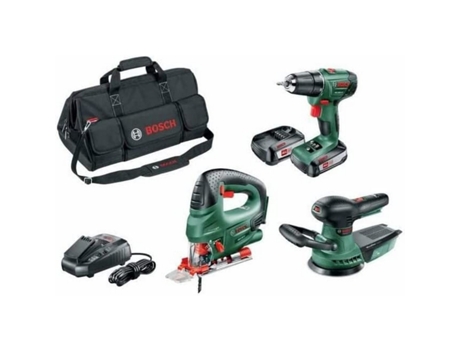 Set de taladro y accesorios BOSCH PSR 1800 LI 18 V