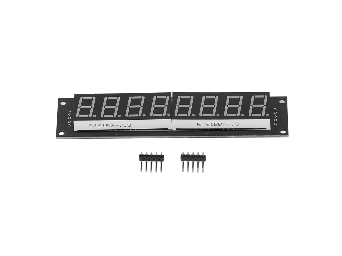 Pantalla Led De 8 Dígitos, 0,56 Pulgadas, Tubo Digital Con Módulo 74hc595 De 3 Pines Y 5 V.
