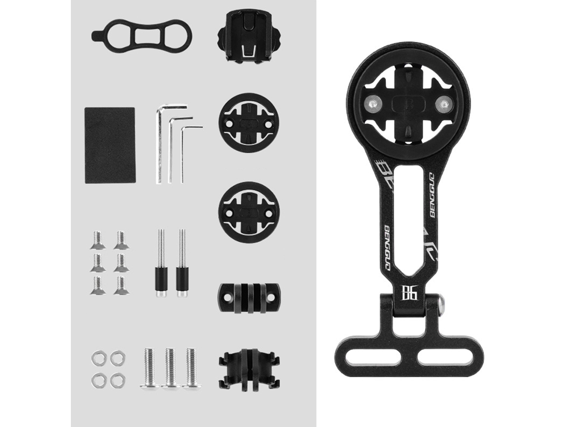 Soporte Ajustable Para Ciclocomputador Con Base Intercambiable Para Bicicletas De Montaña Y De Carretera.