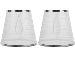 Lámpara De Pared Redonda De 2 Piezas Con Cubierta De Tela, Material Para Fiestas, Tinte Moderno