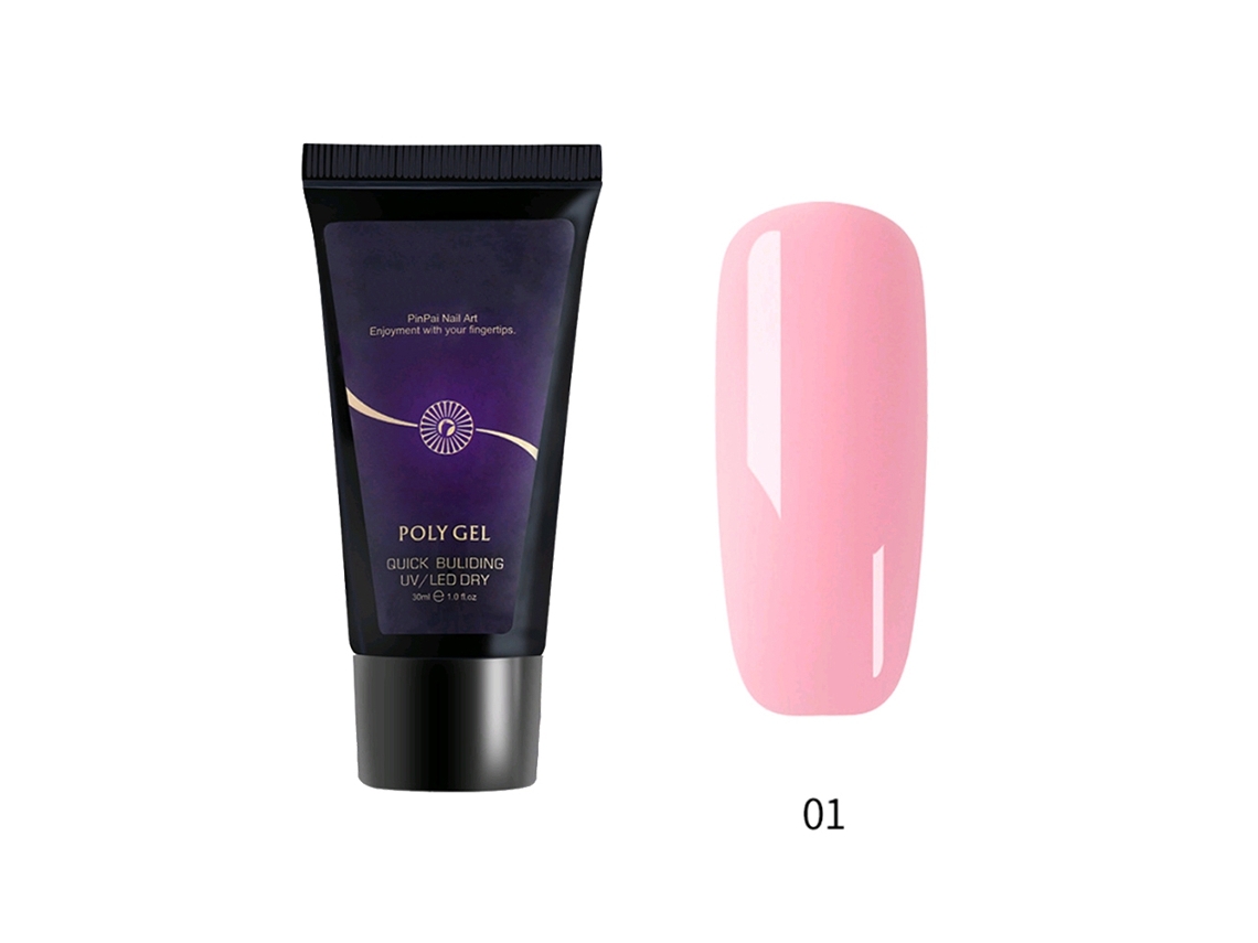 Gel De Extensión De Uñas Uv Rosa De 30 Ml Para Manicura Profesional Y Uso Personal.