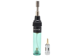 Plancha De Soldadura De Gas Portátil Recargable Con Butano Puro 8ml Herramienta Manual Va-100 Transparente Verde
