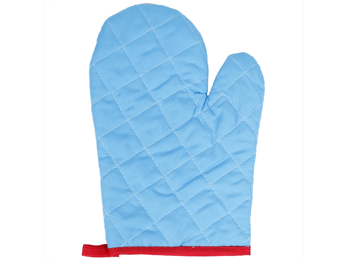 Guante para microondas resistente al calor y antideslizante, azul
