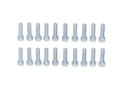 20 Tornillos M5 De Hierro De Repuesto Con Rosca Completa Para Maquinaria De Jardinería Stihl 9022 371 1020