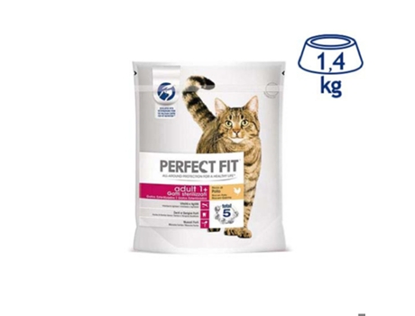 PERFECT FIT Pienso para Gatos Esterilizados sabor Pollo 1,4kg