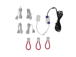 Yncm2026-foco Led Empotrado Techo Interior Con 4 Cabezas Para Joyería, Museos Y Gabinetes De Exhibición