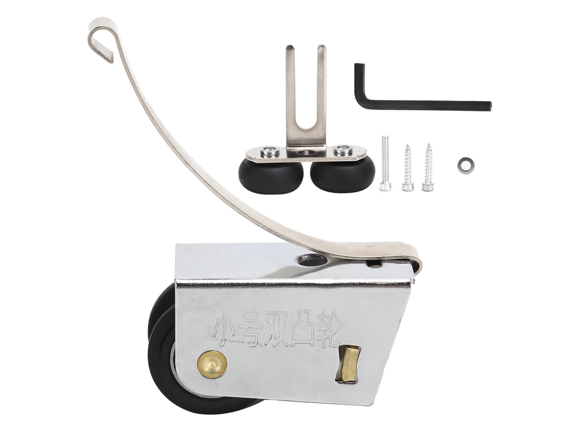 Polea Para Puerta Corredera Con Ruedas, Dos Filas, Superior E Inferior, Herrajes Flexibles.