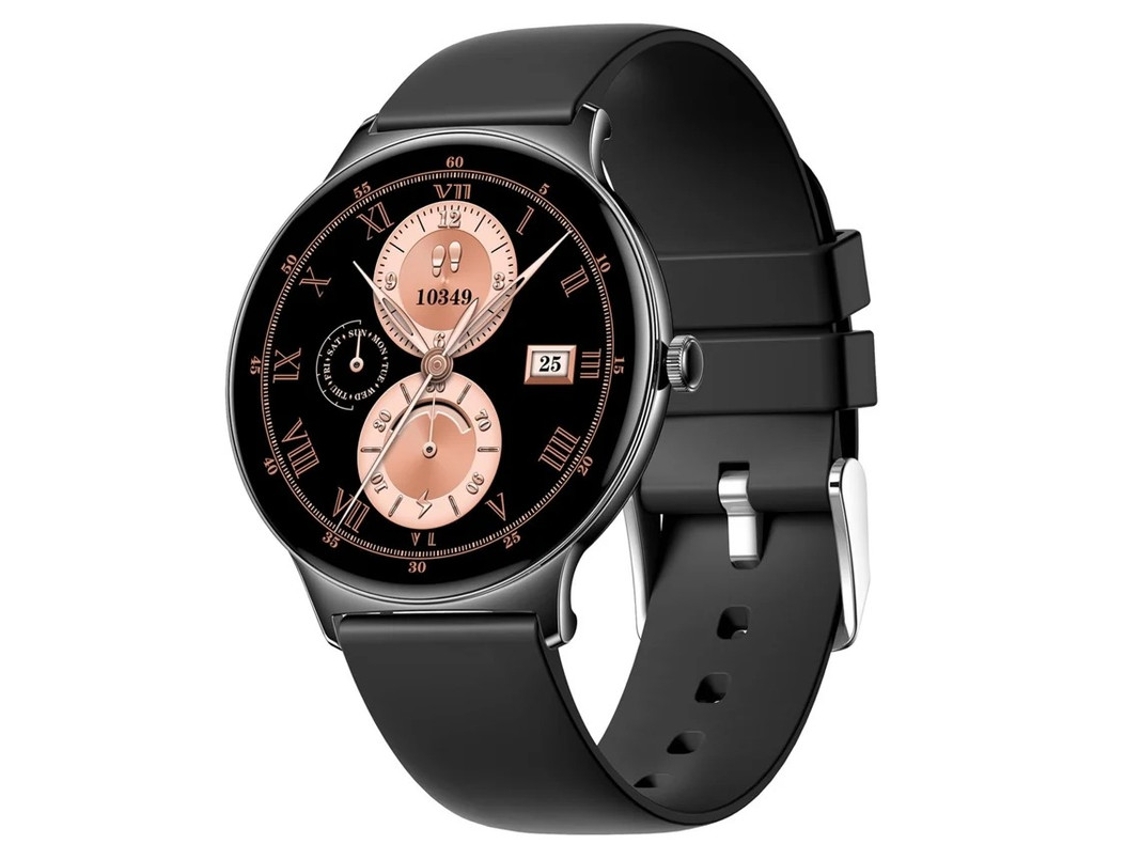 Reloj inteligente V89 con pantalla AMOLED de 1,43 pulgadas, Bluetooth, llamadas y elegante interfaz de usuario (negro)