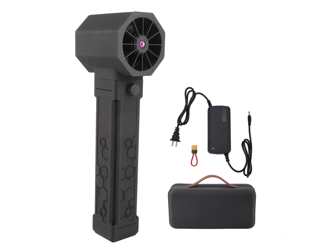 Ventilador turbo portátil de 32000 mAh para secado de coches, limpieza y talleres.