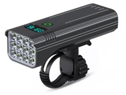 BISBISOUS Luz Bicicleta 10000Mah Usb Recargable Ipx5 Impermeable Negro