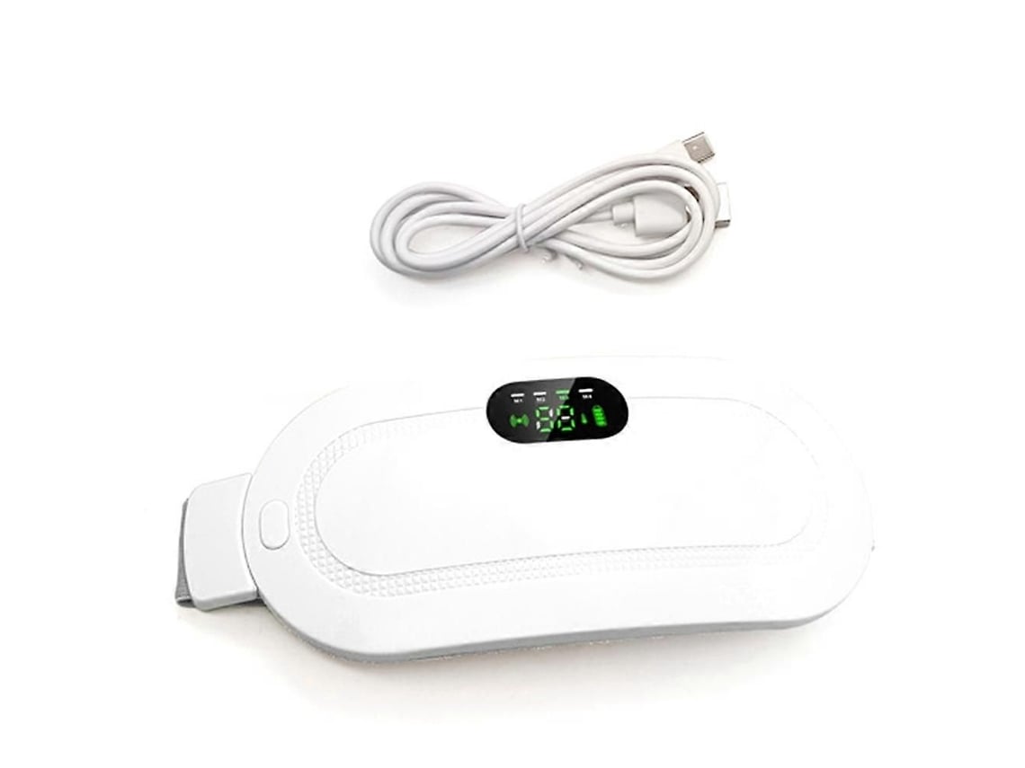 Almofada De Aquecimento Menstrual Com Massageador Abdominal, Cinto Inteligente Warm Palace Com Vibração Para Massagem Na Cintura E Alívio De Cóli