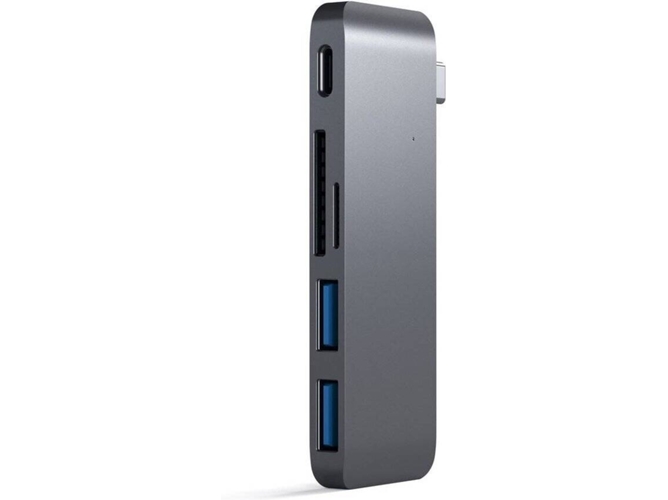 Hub SATECHI Pass-Through (USB-C - Gris Espacial)