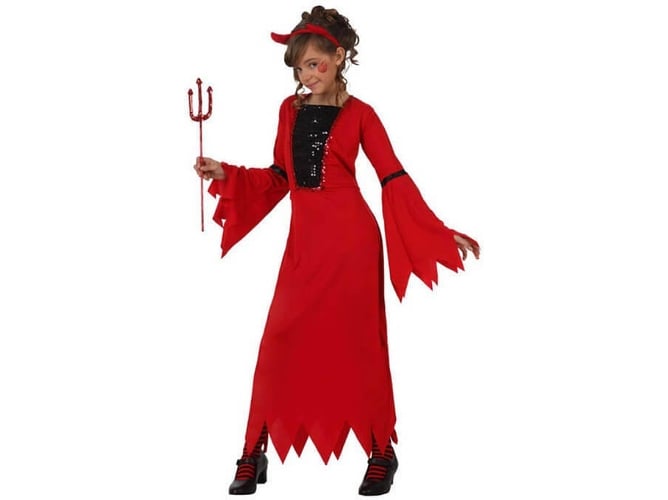 Disfraz de Niña DISFRAZZES Demonia (Talla: 10 a 12 años)