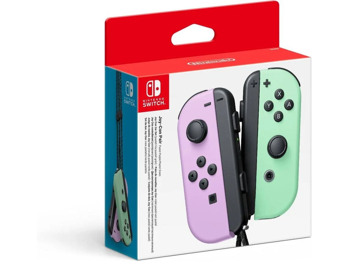 Joy-Con Nintendo(Set Esq/Dir) Morado/Verde