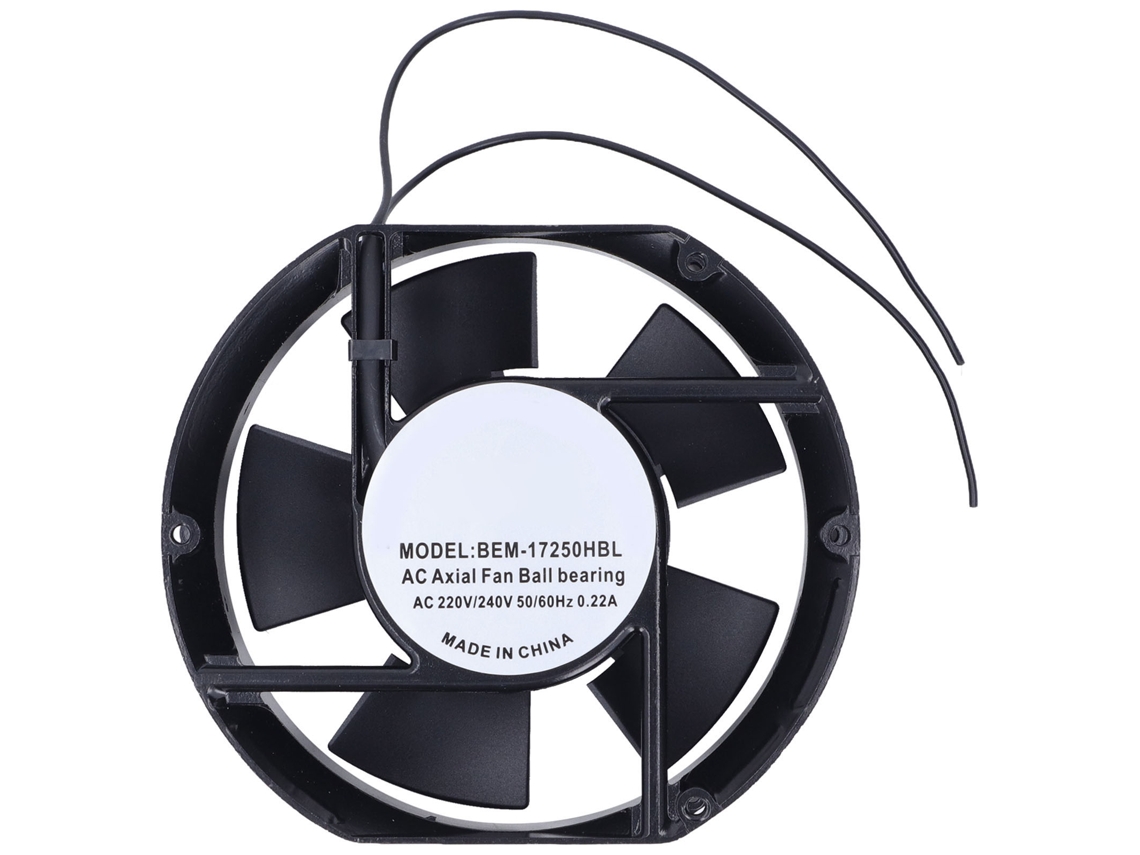 Ventilador industrial con motor de doble rodamiento de bolas 220-240 VCA