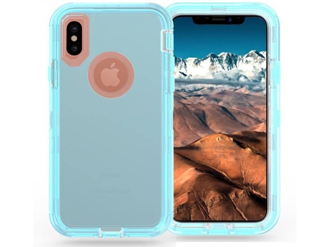 Funda iPhone X WISETONY Bailisheng-131 Azul