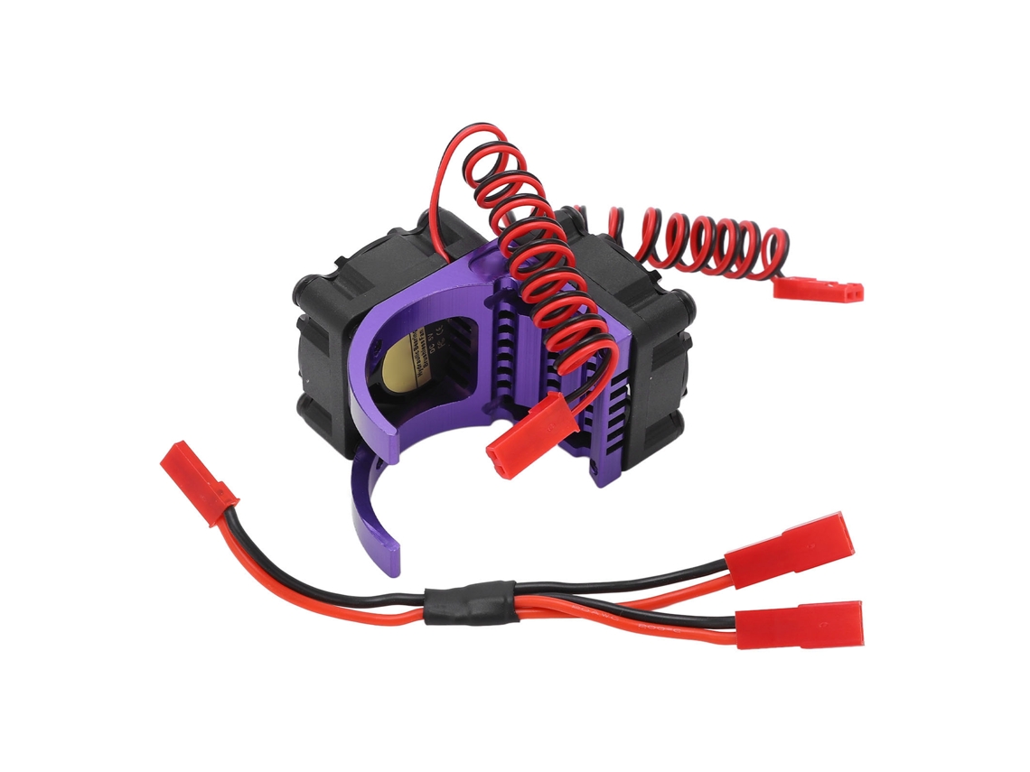 Disipador De Calor Con Enfriador Para Motor Rc De 36 Mm 550 3650 3660 3670 3674 Morado