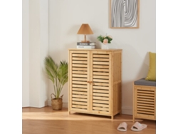 Mueble zapatero Klamp de 5 niveles para 10 pares bambú 88 x 66 x 33 cm - Natural [EN.CASA]