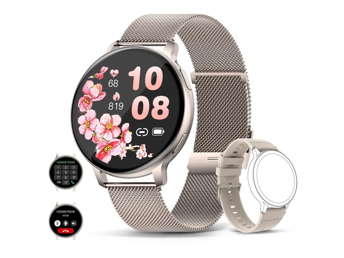 Reloj inteligente con función de llamada, 1,39 pulgadas, 120 modos deportivos, monitor de frecuencia cardíaca, SpO2, sueño, podómetro, calorías. Bestvite
