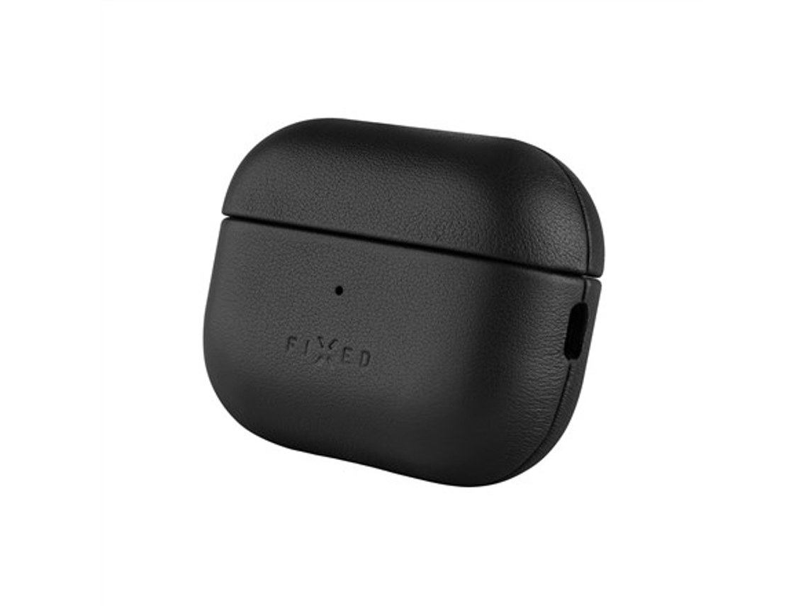 Estuche para auriculares con soporte Magsafe | Airpods Pro 2/Pro 2 de Apple | Negro | Piel (USB C)