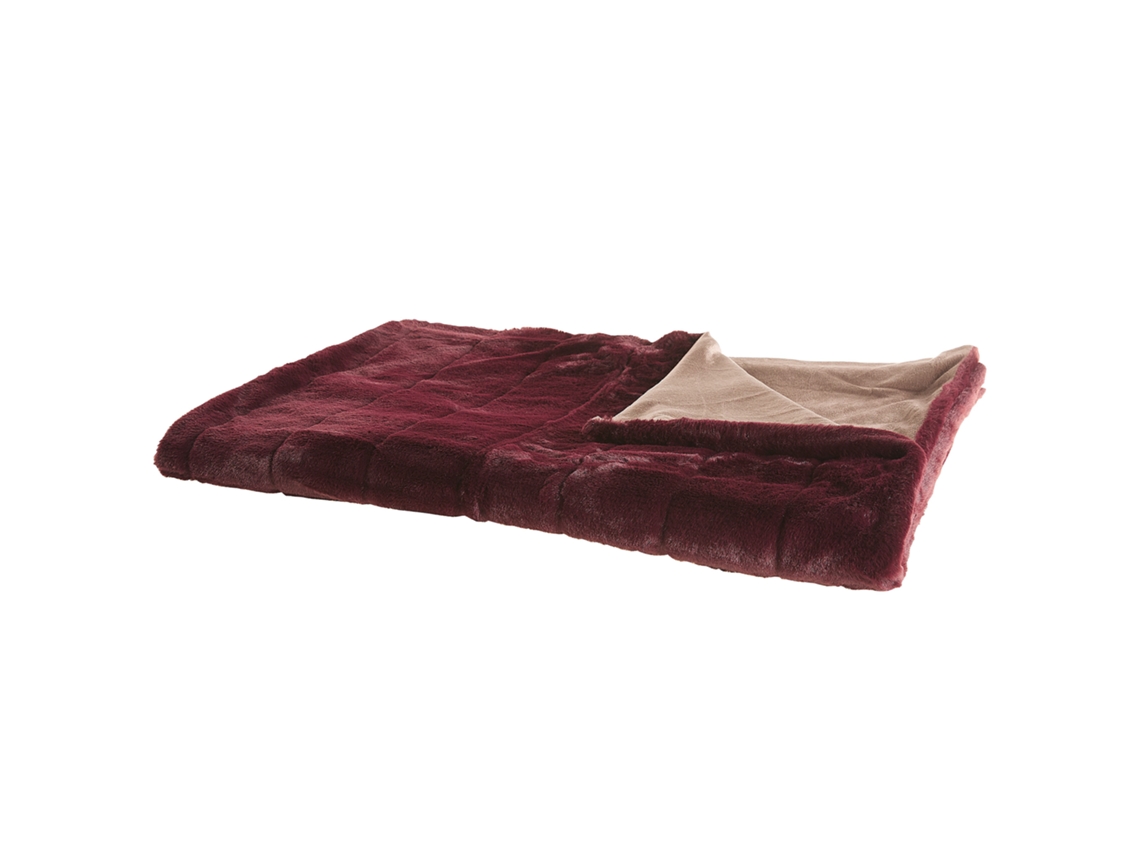 Manta BELIANI Tantan (Rojo - 180x220 cm)