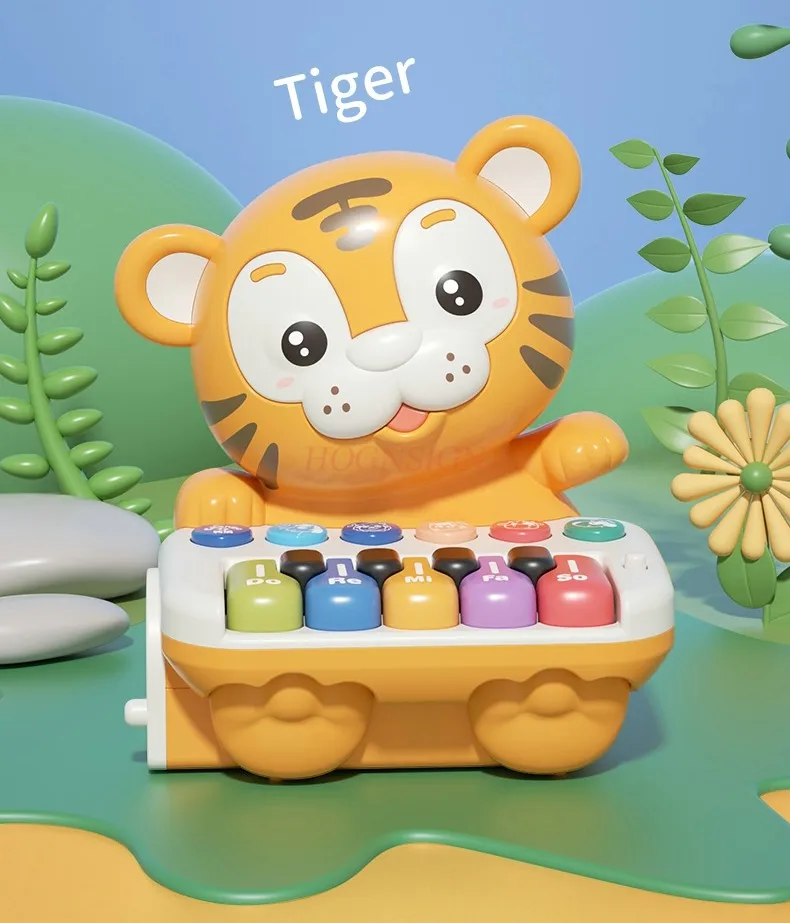 Juguete De Tigre Pequeño Para Bebés, Rompecabezas De Educación Temprana Para Niños De 0 A 2 Años