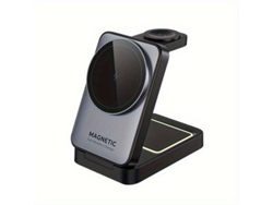 Estación De Carga Inalámbrica Magnética Para Iphone Y Apple Watch Series 1 - Estación De Carga Rápida Plegable