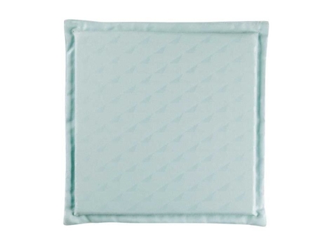 Silla efecto relieve azul cielo asiento 40 x 40 cm HOME MAISON