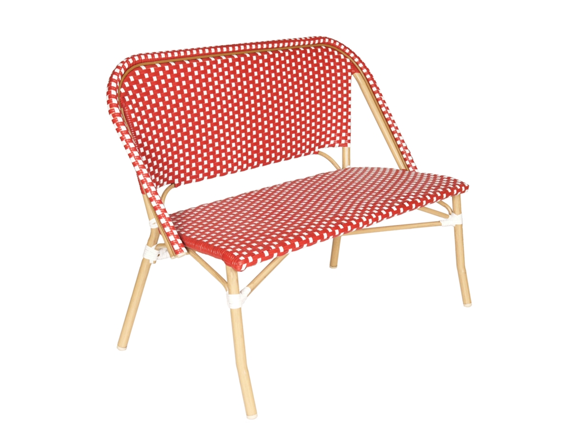 Banco De Jardin En Aluminio Y Rotin Synthétique Oviala
