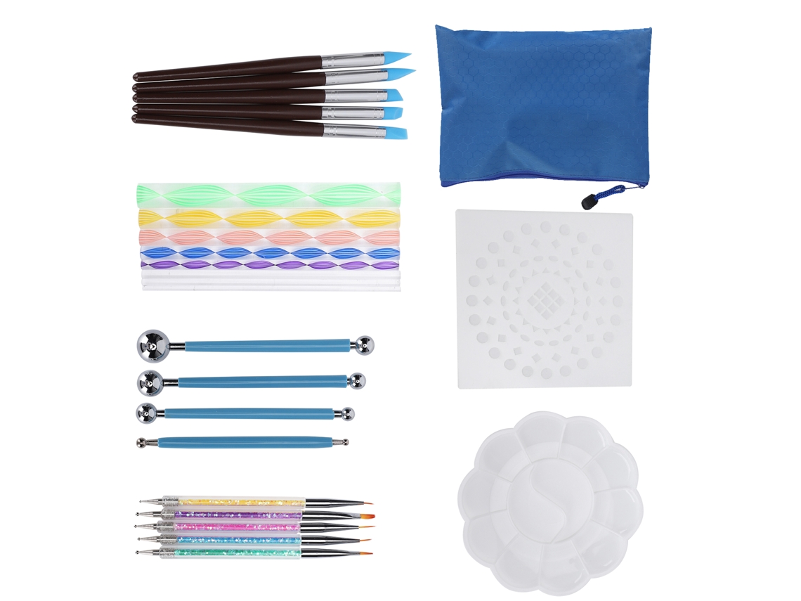 Kit De 25 Herramientas Para Hacer Mandalas Y Manualidades.