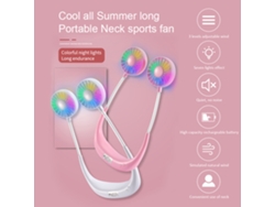 Mini ventilador flexible recargable por USB de 3,7 V con LED
