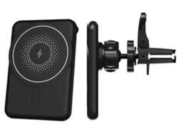 Cargador Sem Fio Carro Mag Safe Yizhood Negro