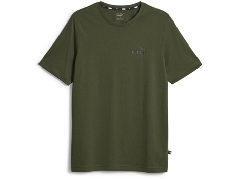 Camiseta de Hombre PUMA Essentials Small Logo Verde (shoes//eu/L)