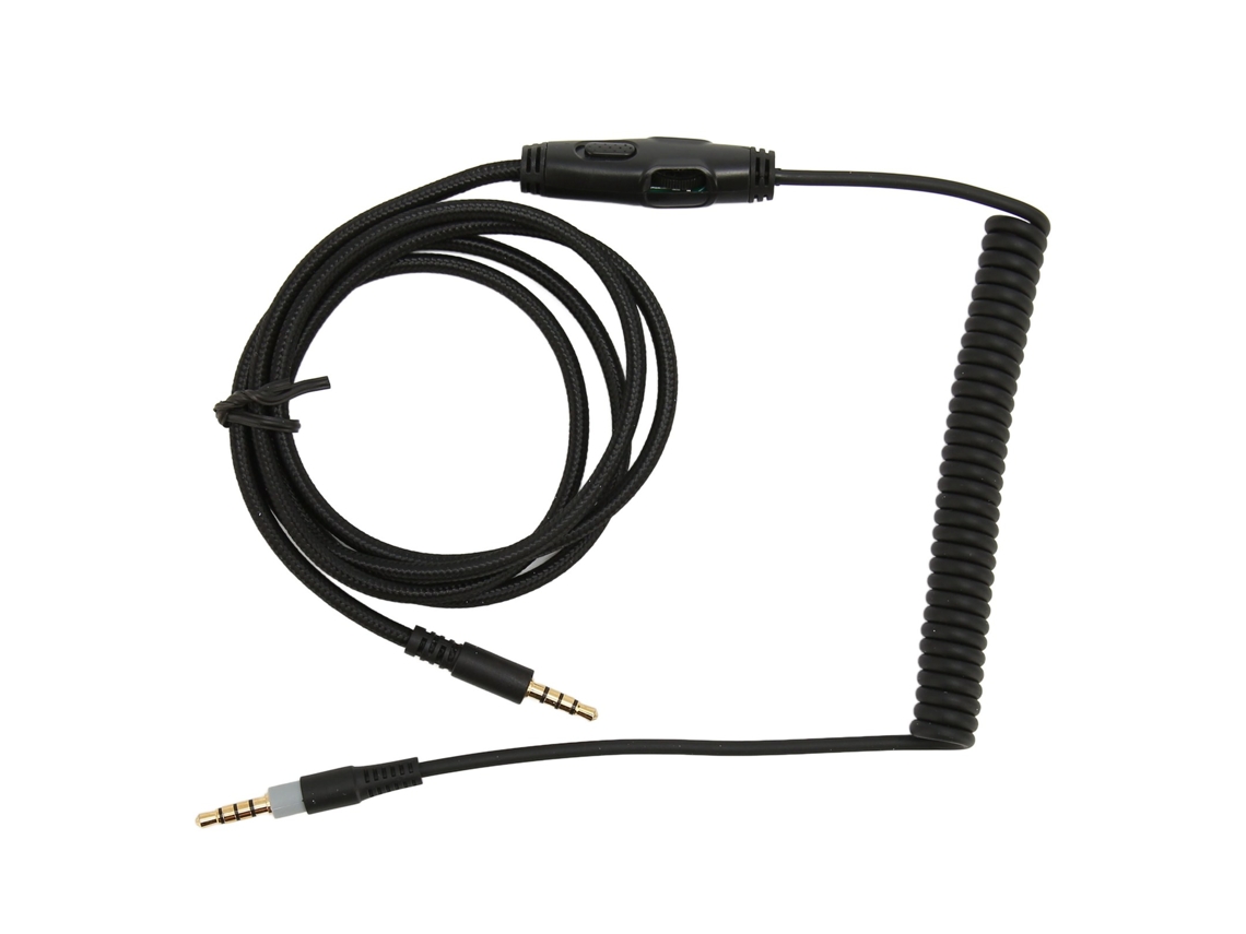 Cable En Espiral Para Auriculares Hyperx Cloud Mix Alpha Con Control De Volumen