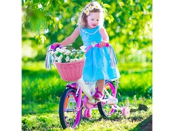Cesto Dianteiro Para Bicicleta Infantil Em Rattan Plástico Com Cintos Ajustáveis Para Meninos E Meninas