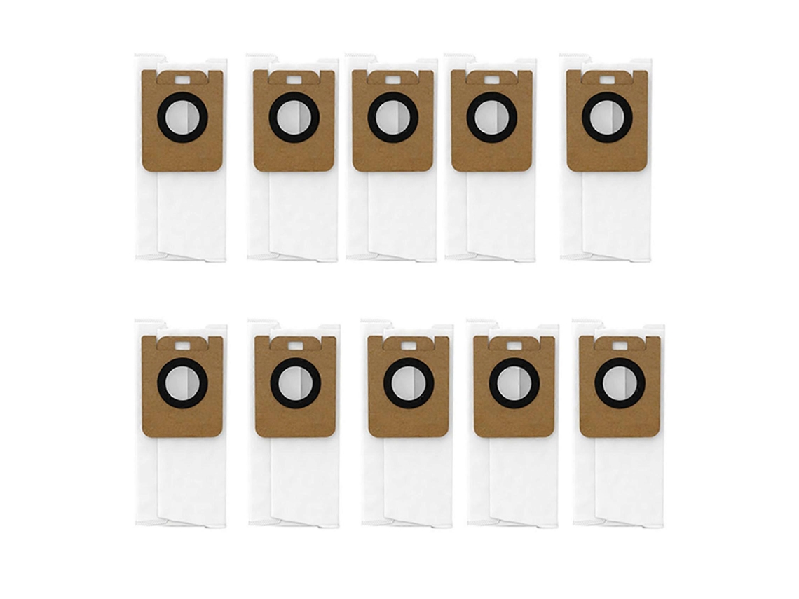 Conjunto de 50 sacos de pó para aspirador de pó Dreame Bot Z10 Pro - Peças de reposição e acessórios