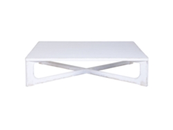 Mesa de centro de madera de olmo blanco, 170x109x41cm ALEXANDRA HOUSE LIVING