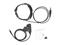 Fone De Ouvido Com Microfone De Garganta U94 Ptt Para Rádio De 2 Vias E Celular 3.5mm