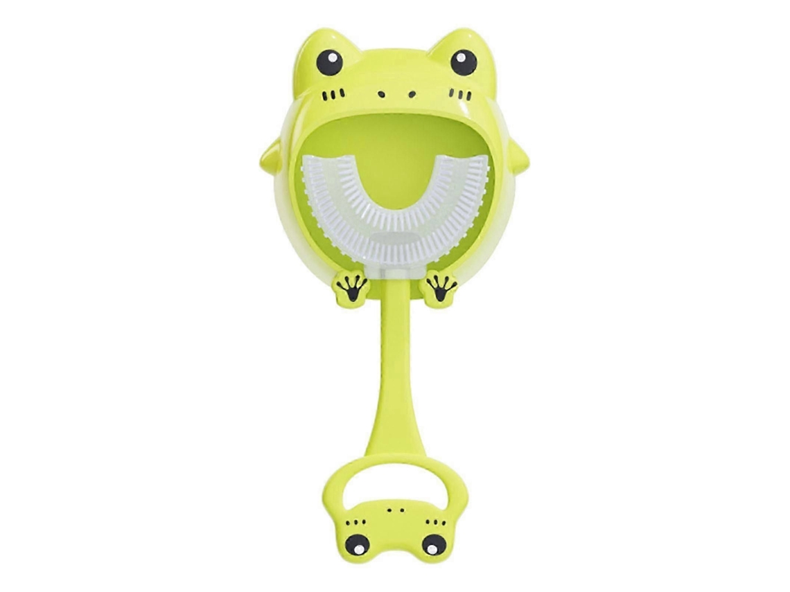 Cepillo de dientes infantil en forma de U para bebés de 2 a 12 años, con mango de silicona suave, herramienta de limpieza dental 1 GOKOCO