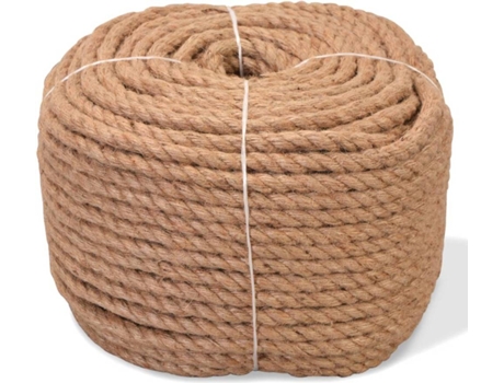vidaXL Cuerda 100% yute 12 mm 100 m