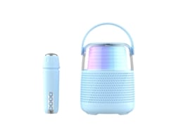 Altavoz Portátil WEIMAI 2 Micrófonos Karaoke RGB
